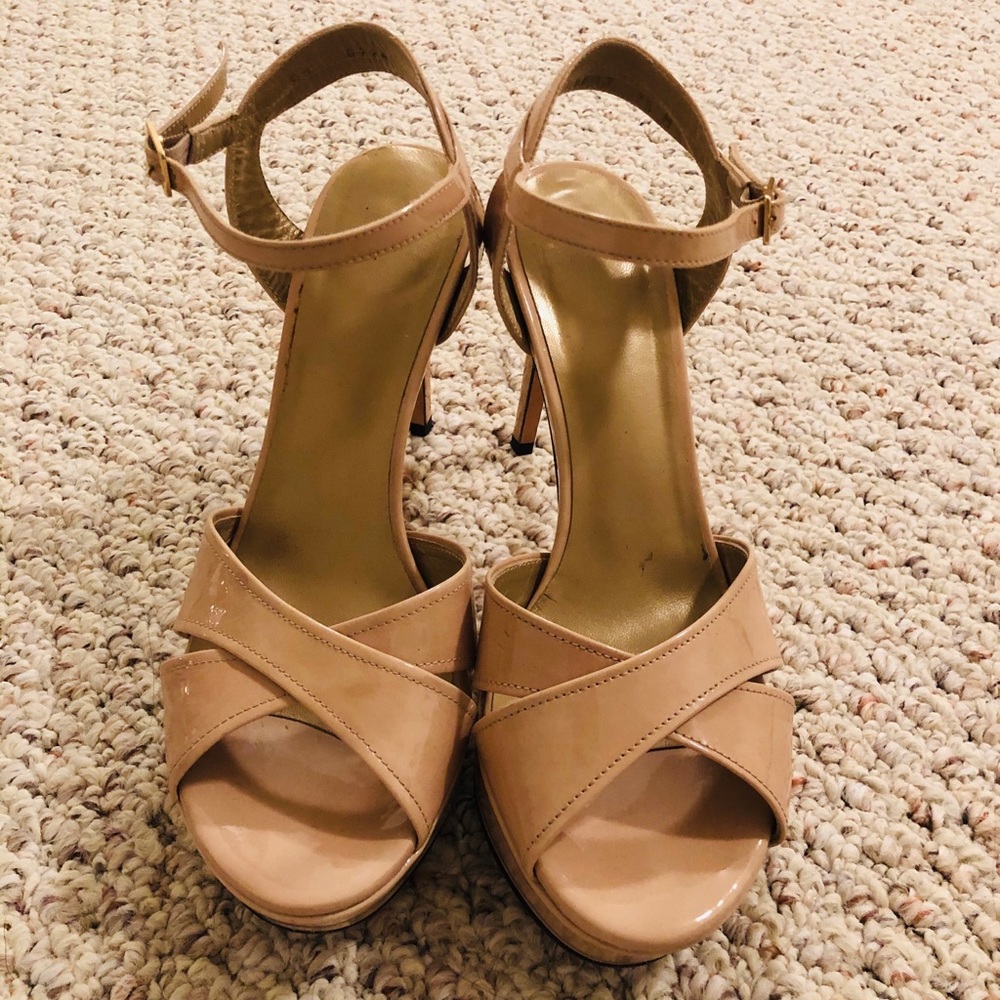 Stuart Weitzman Open-Toe Heels - image 1